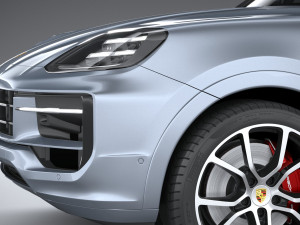 Porsche Cayenne S 2024 3D Модель