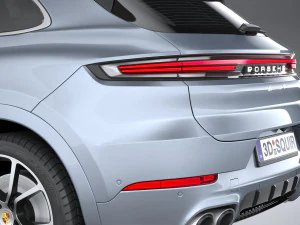Porsche Cayenne S 2024 3D Model