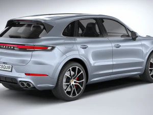 Porsche Cayenne S 2024 3D Model