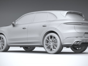 Porsche Cayenne S 2024 3D Модель