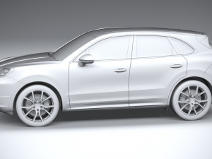 Porsche Cayenne S 2024 3D Модель