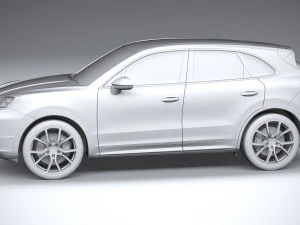 Porsche Cayenne S 2024 3D Model