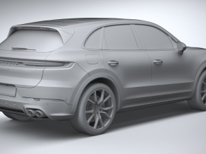 Porsche Cayenne S 2024 3D Модель