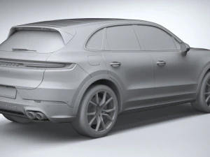Porsche Cayenne S 2024 3D Model