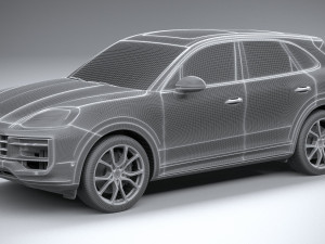 Porsche Cayenne S 2024 3D Модель