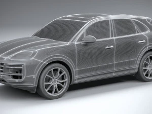 Porsche Cayenne S 2024 3D Model