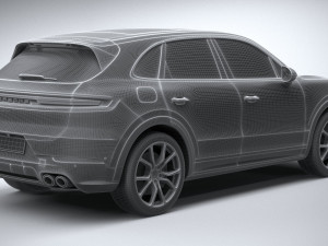 Porsche Cayenne S 2024 3D Модель
