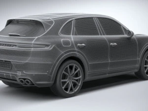 Porsche Cayenne S 2024 3D Model