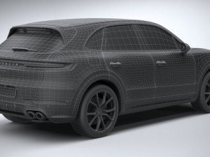Porsche Cayenne S 2024 3D Модель