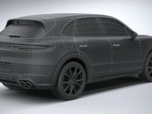 Porsche Cayenne S 2024 3D Model
