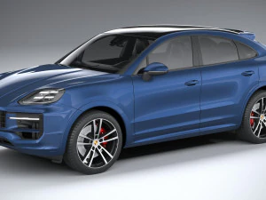 Porsche Cayenne S Coupe 2024 3D Model