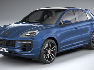 Porsche Cayenne S Coupe 2024 3Dモデル