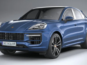 Porsche Cayenne S Coupe 2024 3D Model