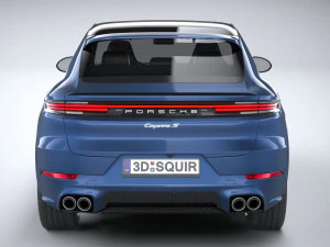 Porsche Cayenne S Coupe 2024 3D Model