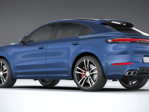 Porsche Cayenne S Coupe 2024 3D Model