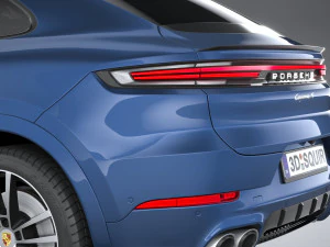 Porsche Cayenne S Coupe 2024 3D Model