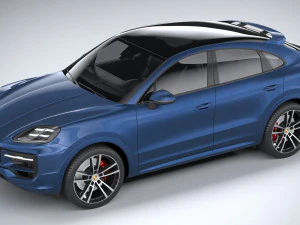 Porsche Cayenne S Coupe 2024 3D Model