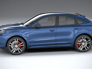 Porsche Cayenne S Coupe 2024 3D Model