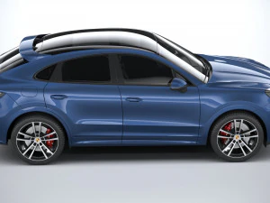 Porsche Cayenne S Coupe 2024 3D Model