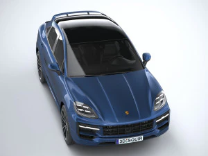 Porsche Cayenne S Coupe 2024 3D Model