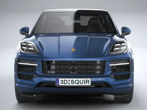 Porsche Cayenne S Coupe 2024 3D Model