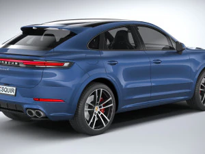 Porsche Cayenne S Coupe 2024 3D Model