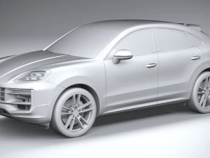 Porsche Cayenne S Coupe 2024 3D Model