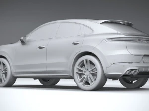 Porsche Cayenne S Coupe 2024 3D Model