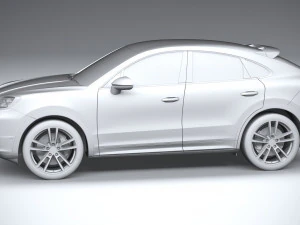 Porsche Cayenne S Coupe 2024 3D Model