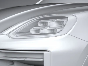 Porsche Cayenne S Coupe 2024 3D Model