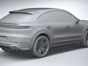 Porsche Cayenne S Coupe 2024 3D Model
