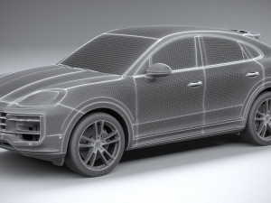 Porsche Cayenne S Coupe 2024 3Dモデル