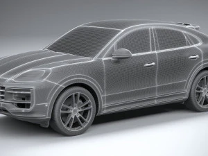 Porsche Cayenne S Coupe 2024 3D Model