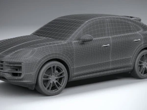 Porsche Cayenne S Coupe 2024 3D Model