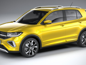 Volkswagen T-Cross R-Line 2024 3D Model