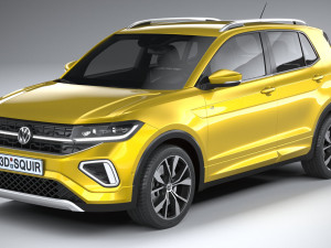 Volkswagen T-Cross R-Line 2024 Model 3D