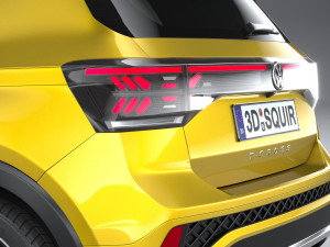 Volkswagen T-Cross R-Line 2024 Model 3D