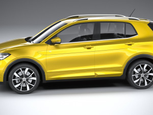 Volkswagen T-Cross R-Line 2024 Model 3D