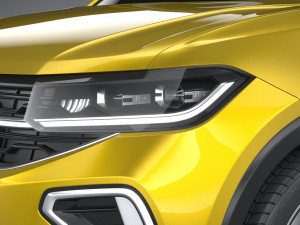 Volkswagen T-Cross R-Line 2024 Model 3D