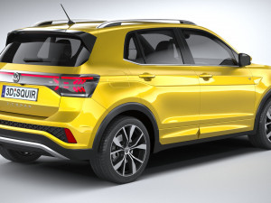 Volkswagen T-Cross R-Line 2024 Model 3D