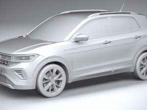 Volkswagen T-Cross R-Line 2024 Model 3D
