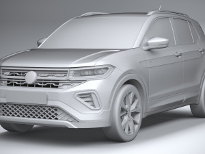 Volkswagen T-Cross R-Line 2024 Model 3D