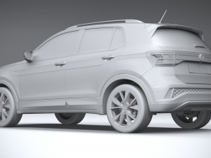 Volkswagen T-Cross R-Line 2024 Model 3D
