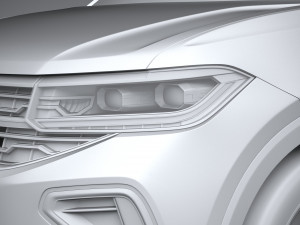 Volkswagen T-Cross R-Line 2024 Model 3D