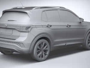 Volkswagen T-Cross R-Line 2024 Model 3D