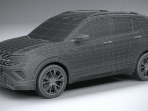 Volkswagen T-Cross R-Line 2024 Model 3D