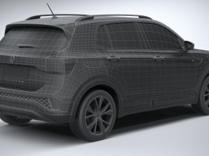 Volkswagen T-Cross R-Line 2024 Model 3D