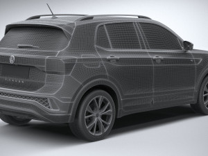 Volkswagen T-Cross R-Line 2024 Model 3D