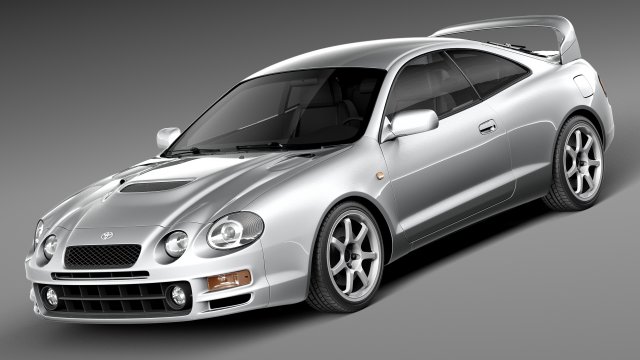 Toyota Celica GT-Four 1993-1999 Modello 3D .c4d .max .obj .3ds .fbx .stl .blend 