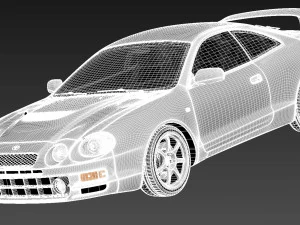 Toyota Celica GT-Four 1993-1999 3D Model